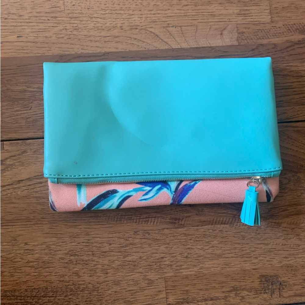 RACHEL POLLY | Tropical Pouch Folding Zippered Clutch